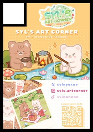 Syl's Art Corner circle cut